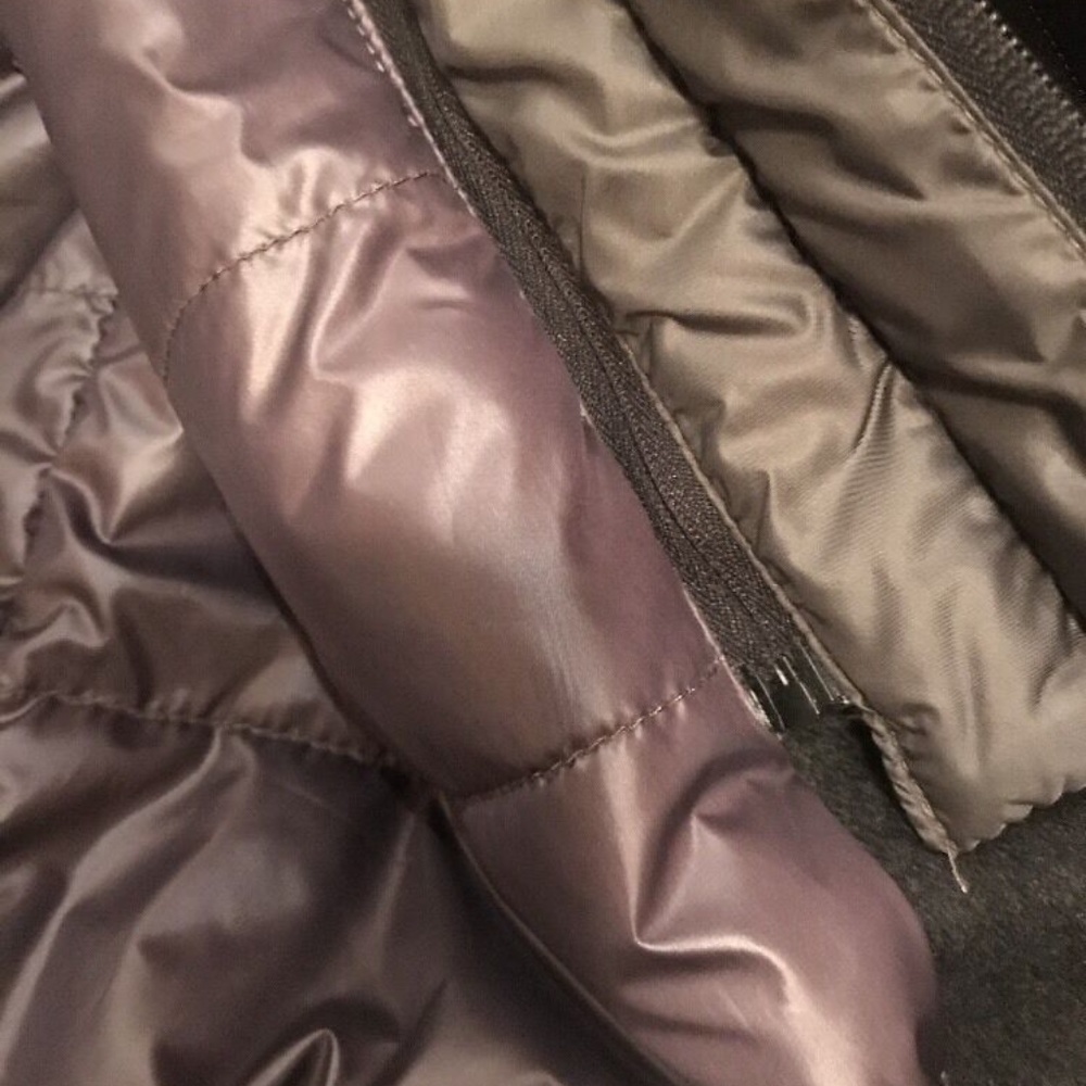 Express Tech Wool Button Zip Coat - Picture 9 of 12